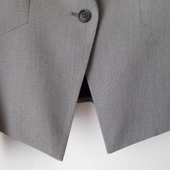 ANNE KLEIN Women Stretch Suit Jacket 6 Grey - Picture 4 of 7